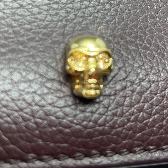 🤎💀💎 Mens Brown Alexander McQueen Skull Wallet - Picture 2 of 7